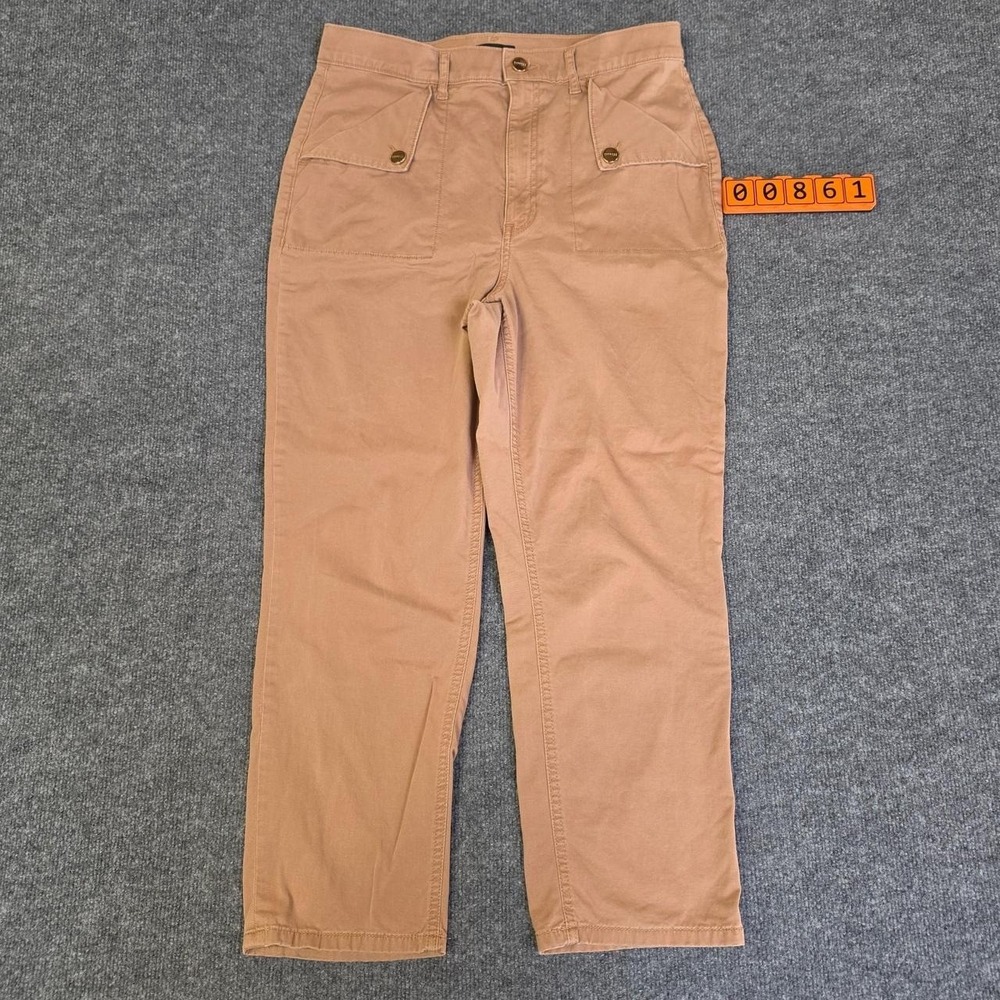 Express Tan mom jeans with super high rise, size 12R